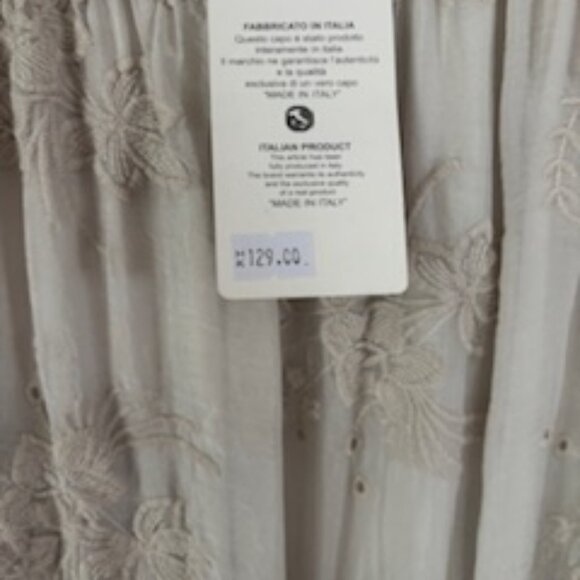 Women's Oversized Long Sleeve Top - Ivory - Picture 2 of 6